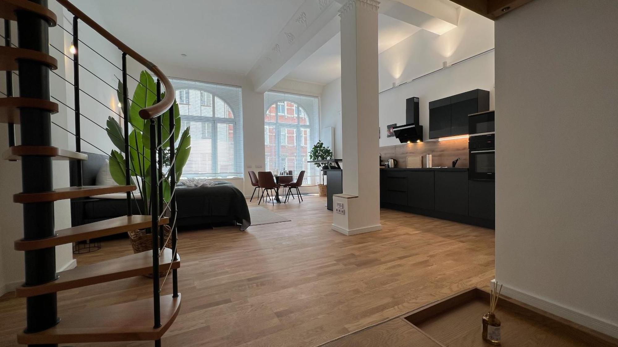 Neu! City-Loft-Apartment Im Goethe Palais I 5P I Lift I Parkplatz I Zentrum I Helios アウエ エクステリア 写真